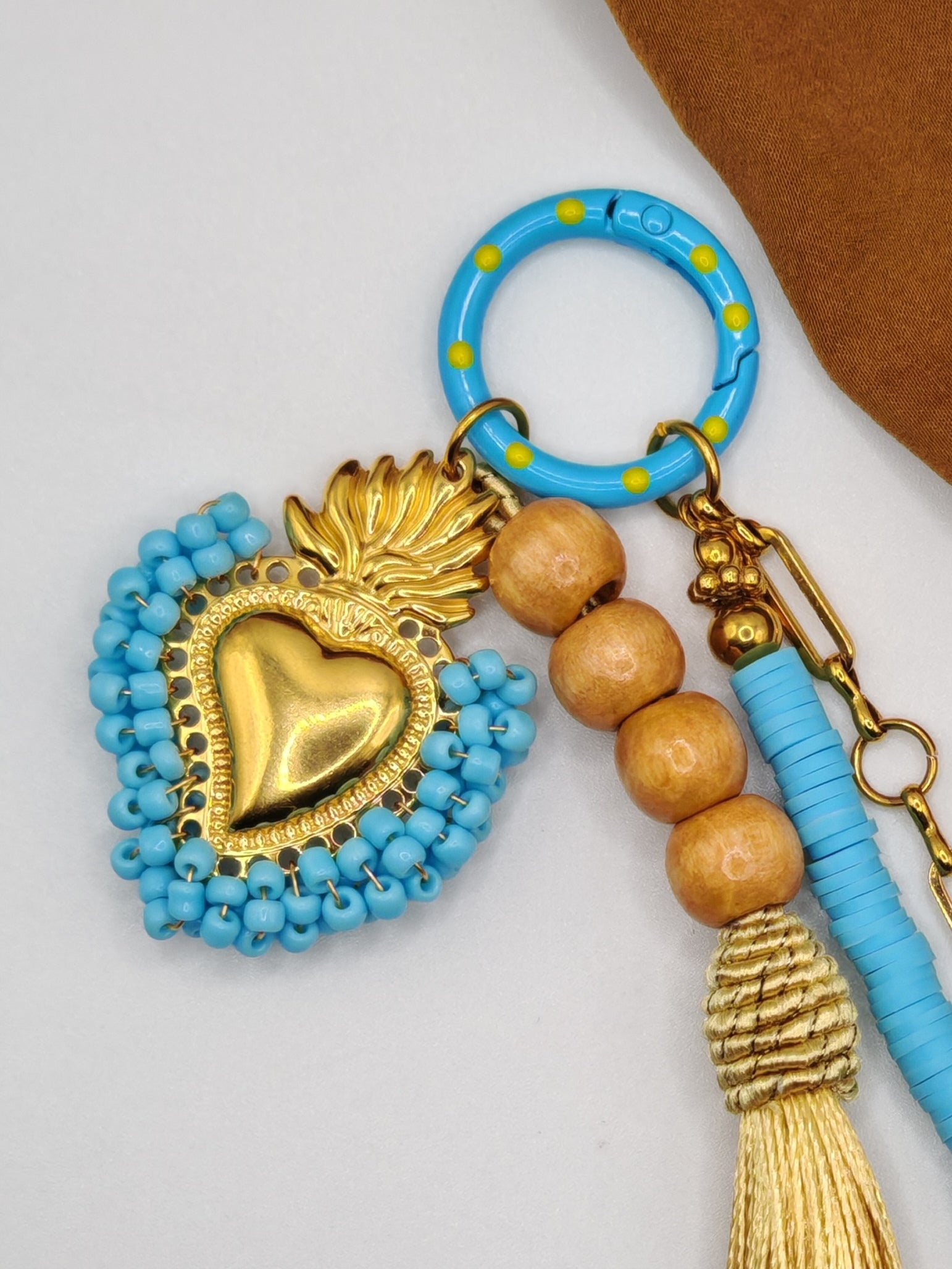 Bijoux de sac SUN-HEART