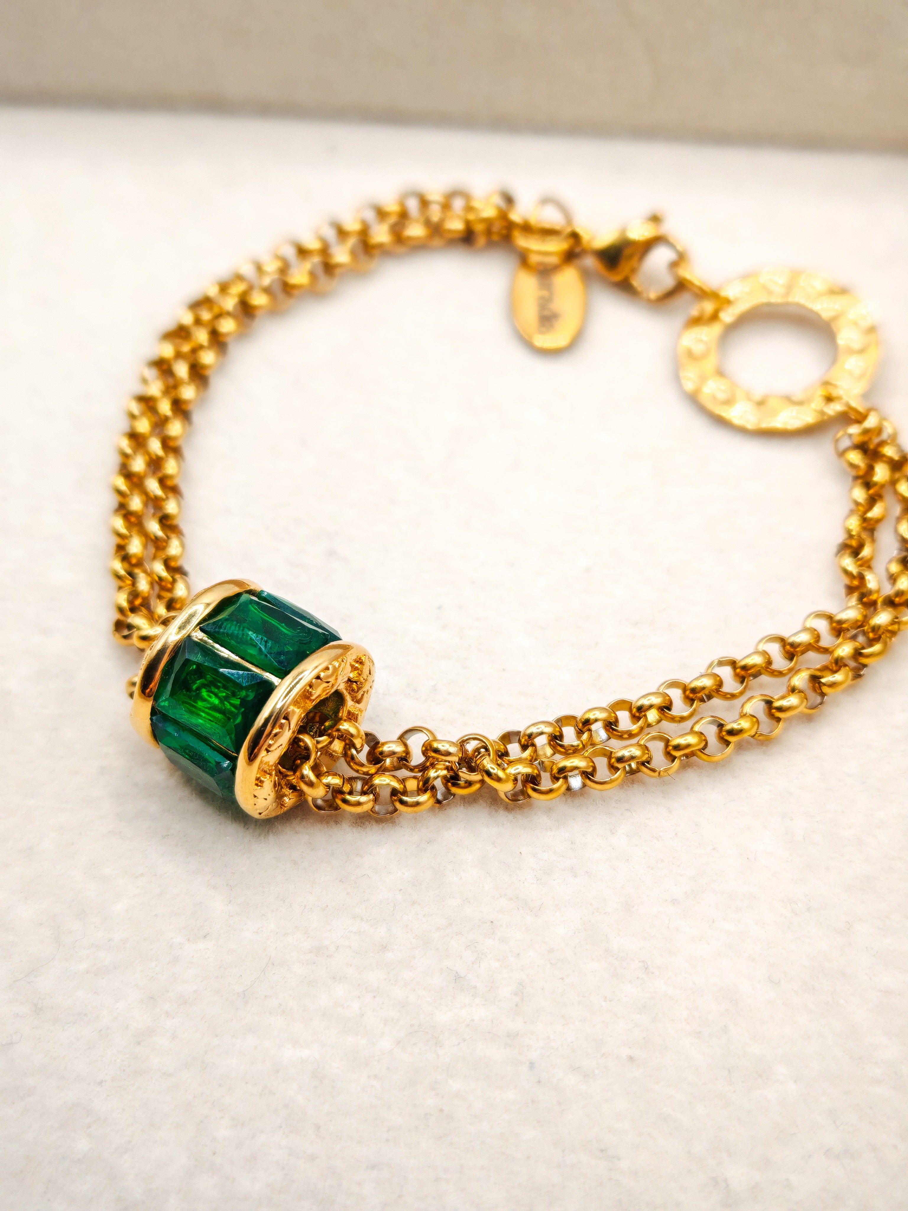 Bracelet RADIANCE - green & black