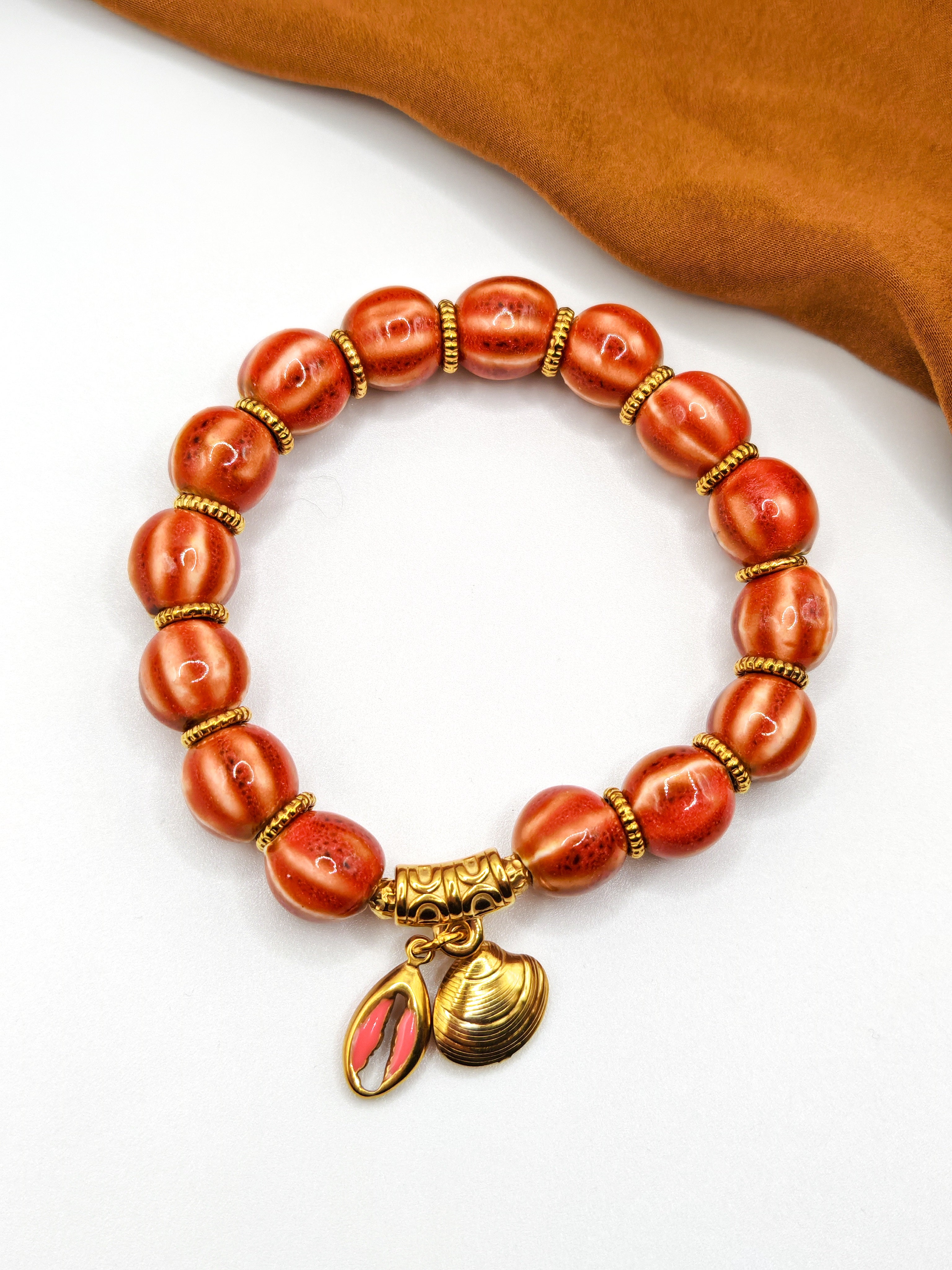 Bracelets AURÉA - Corail & Sun