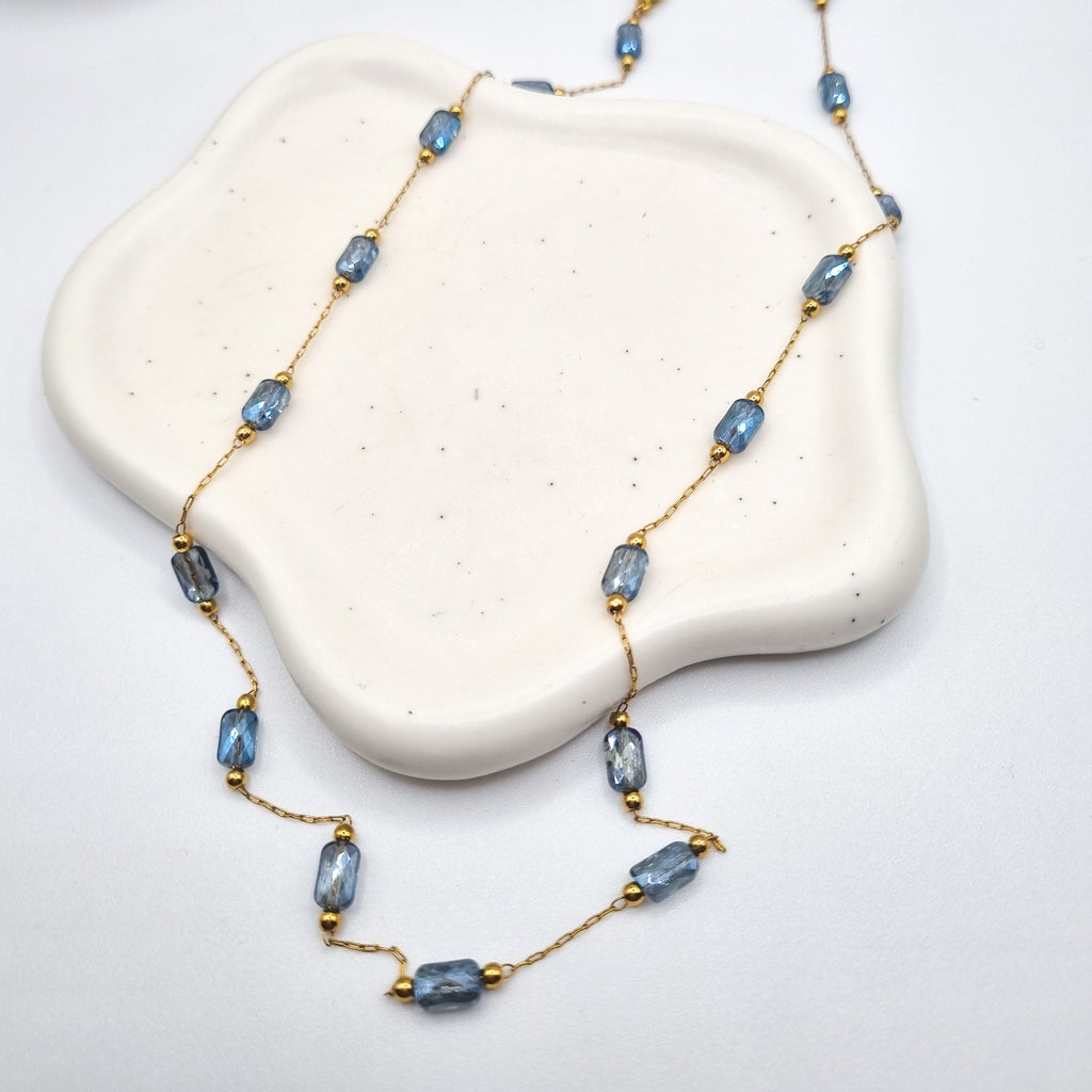 Collier AQUARA dark blue