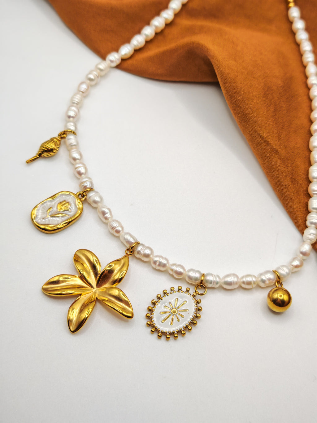 Collier Charms-BLOSSOM PEARL