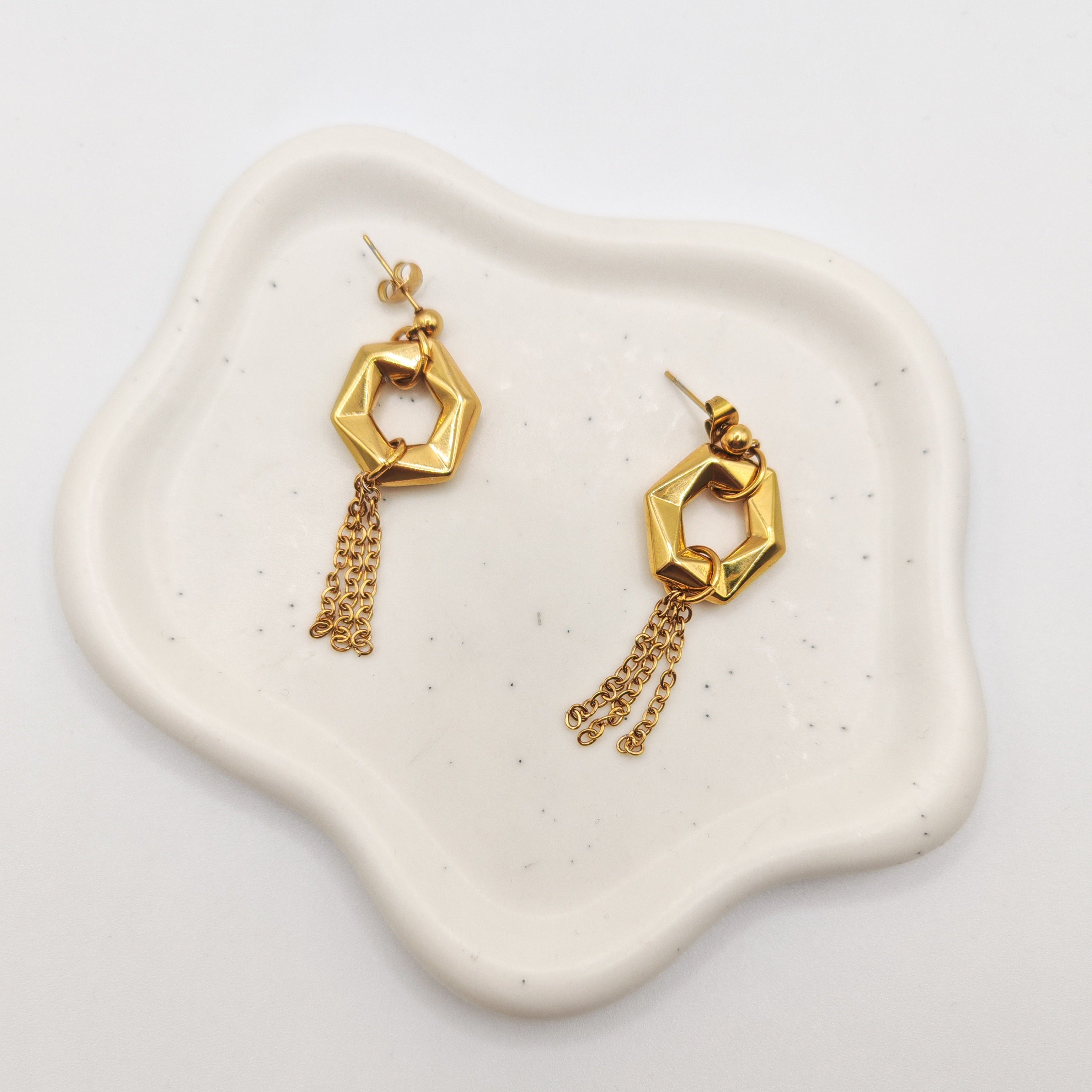 Boucles d'oreilles HEXADIA