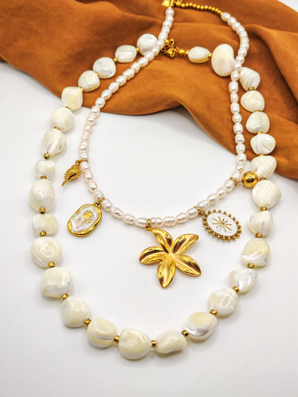 Collier Charms-BLOSSOM PEARL