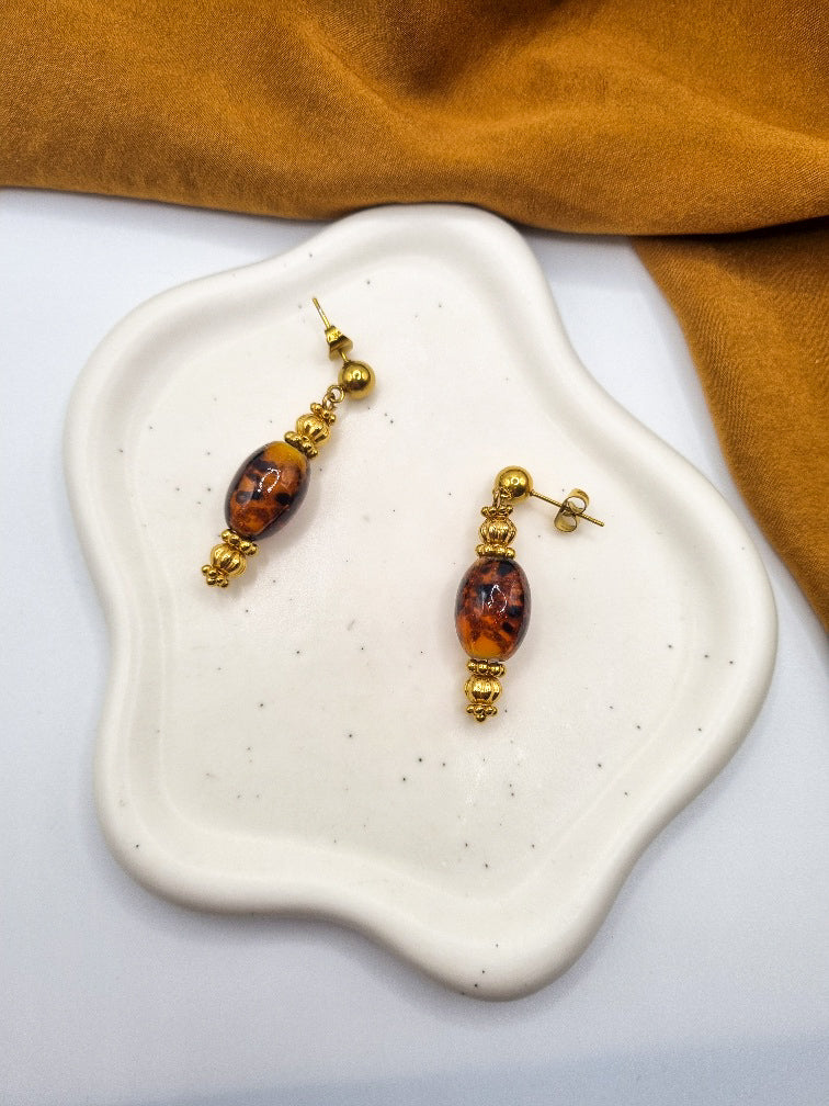 Boucles d’oreilles SOLARA FAUVE