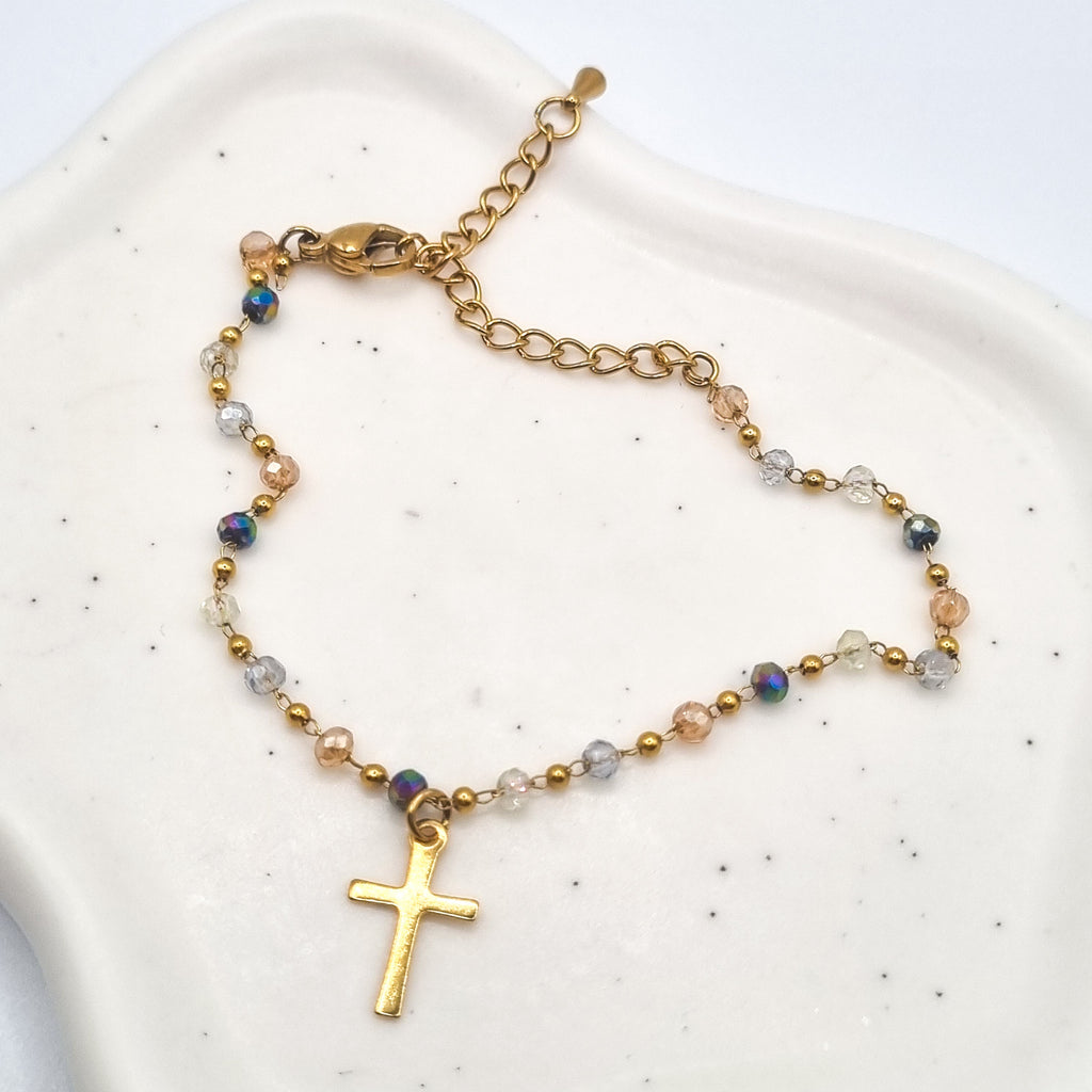 Bracelet protecteur croix