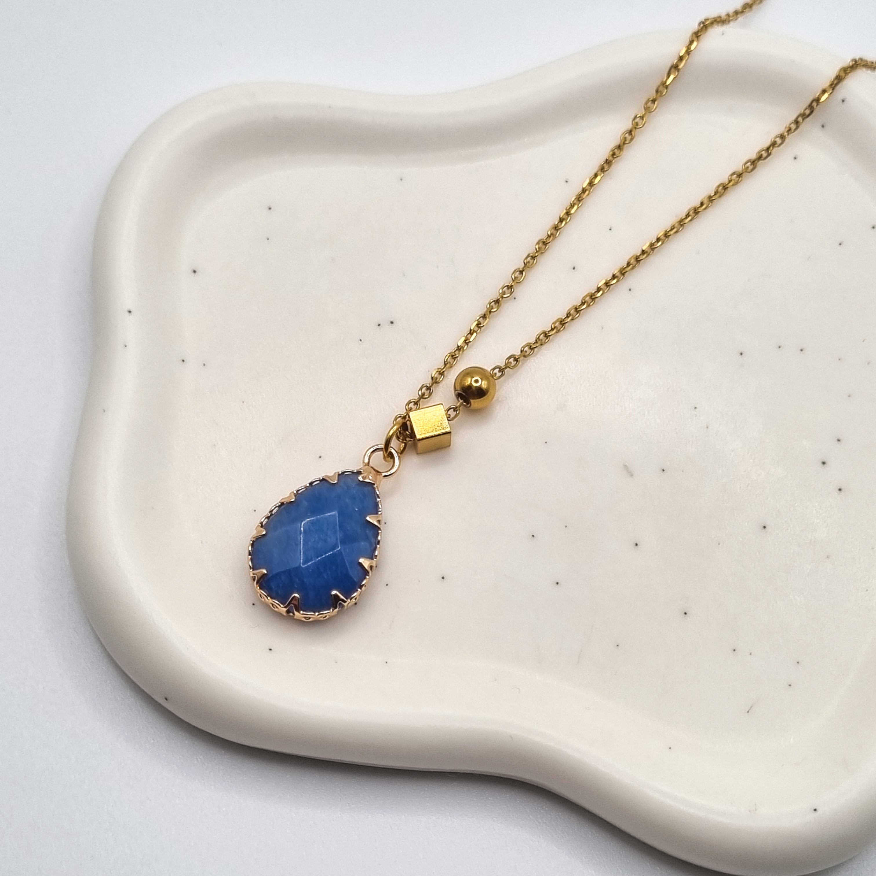 Collier pierre Lapis lazuli