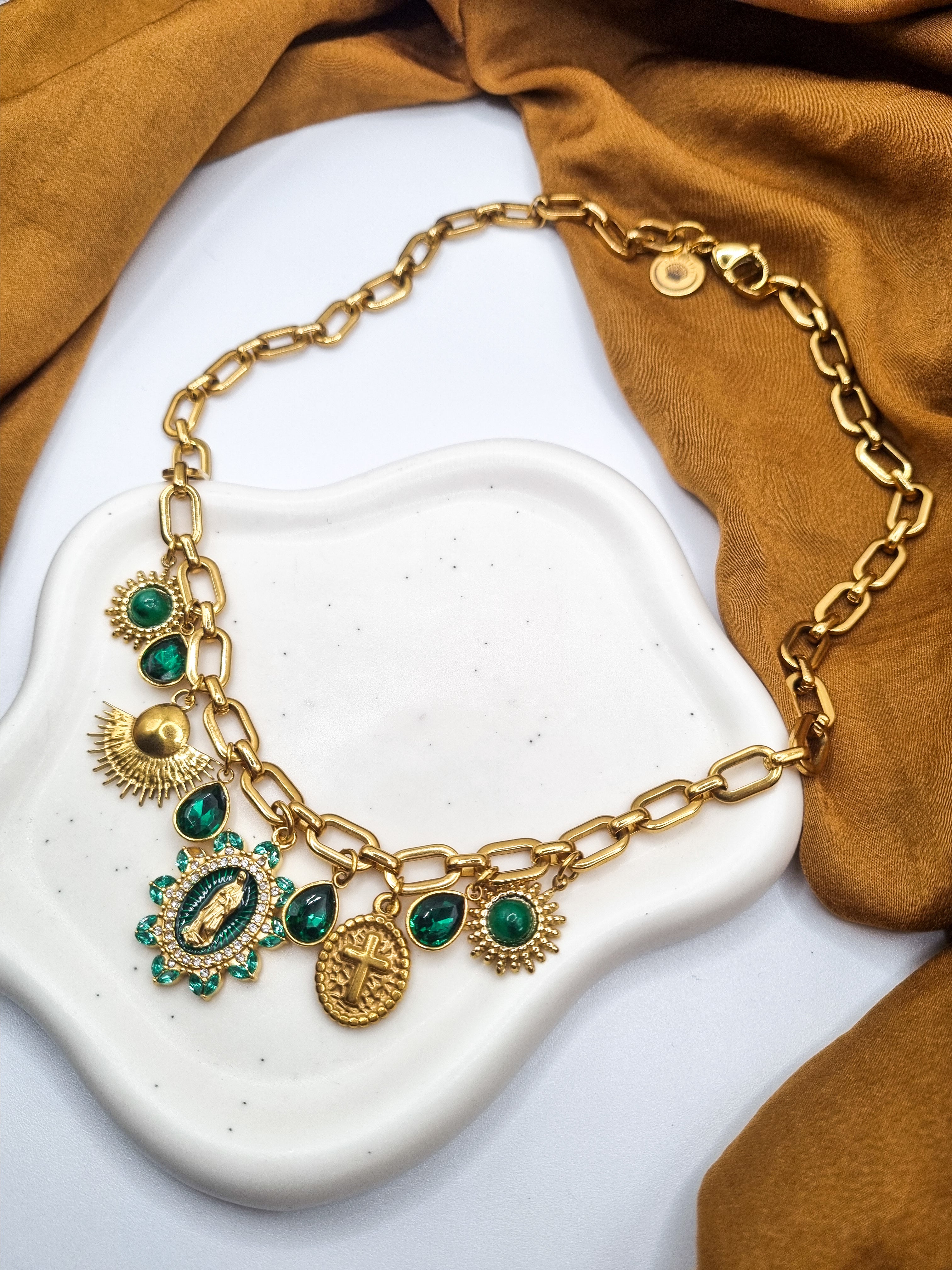 Collier EMERALD AURA