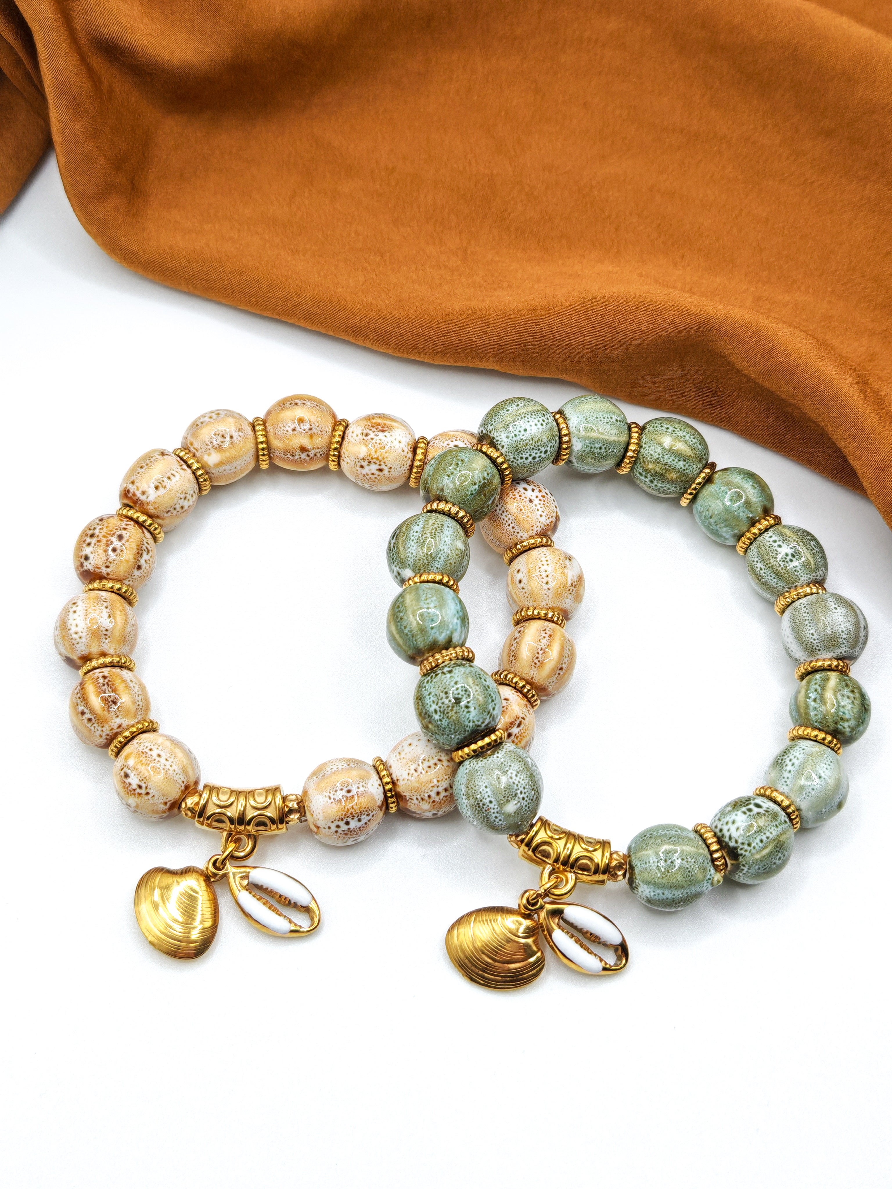 Bracelets AURÉA - océan & sable