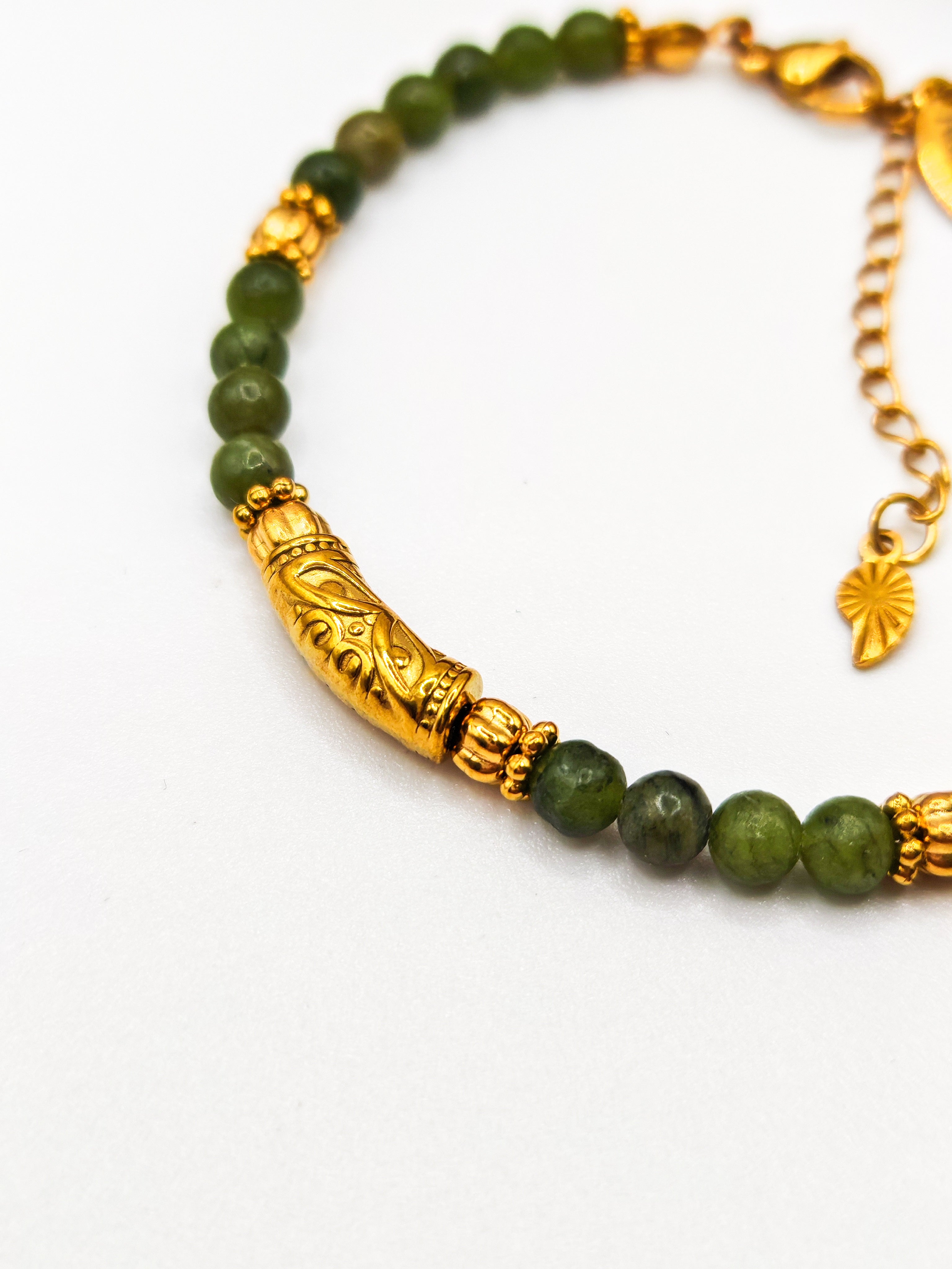 Bracelets NAHARA - kaki & beige