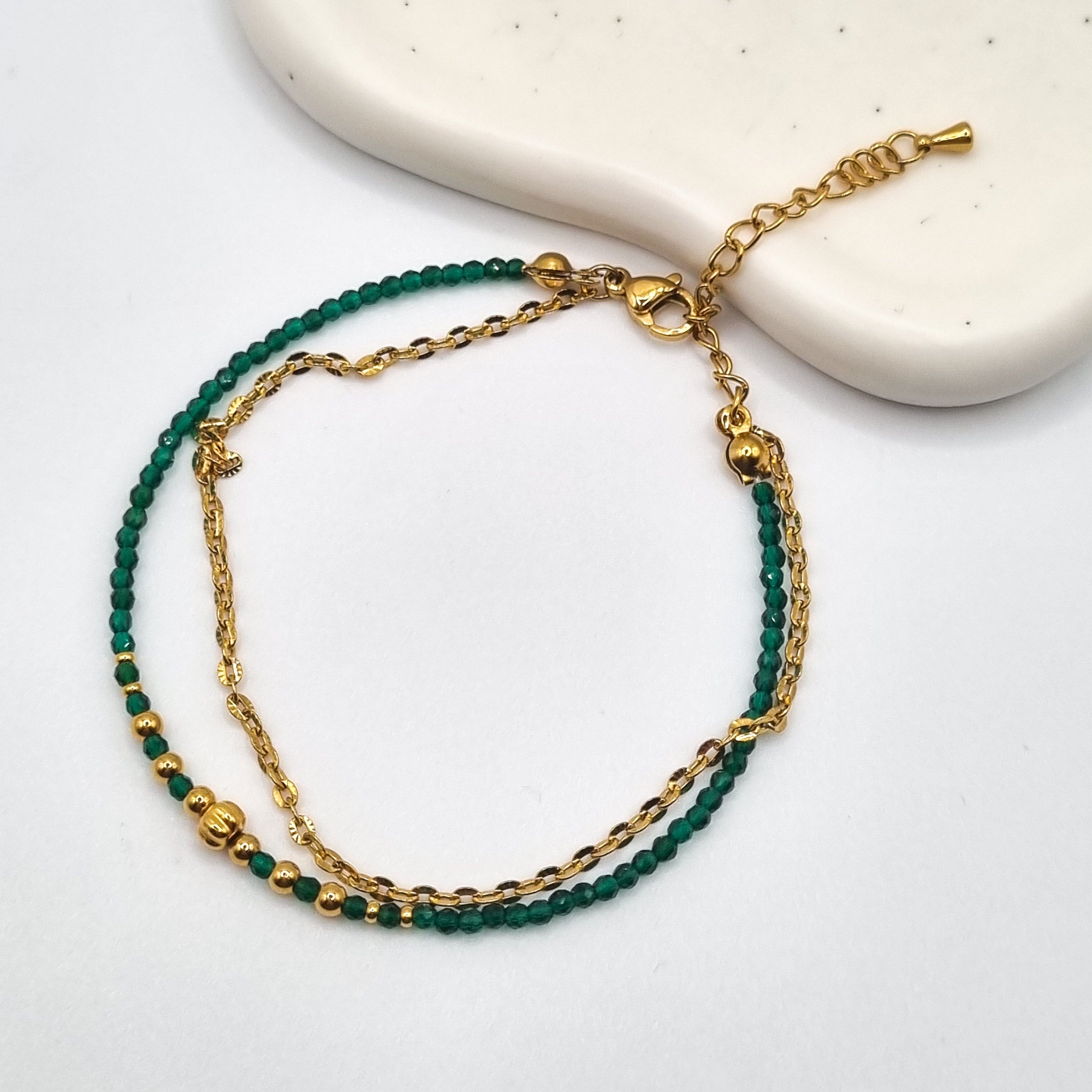 Bracelet SOLÉNA vert