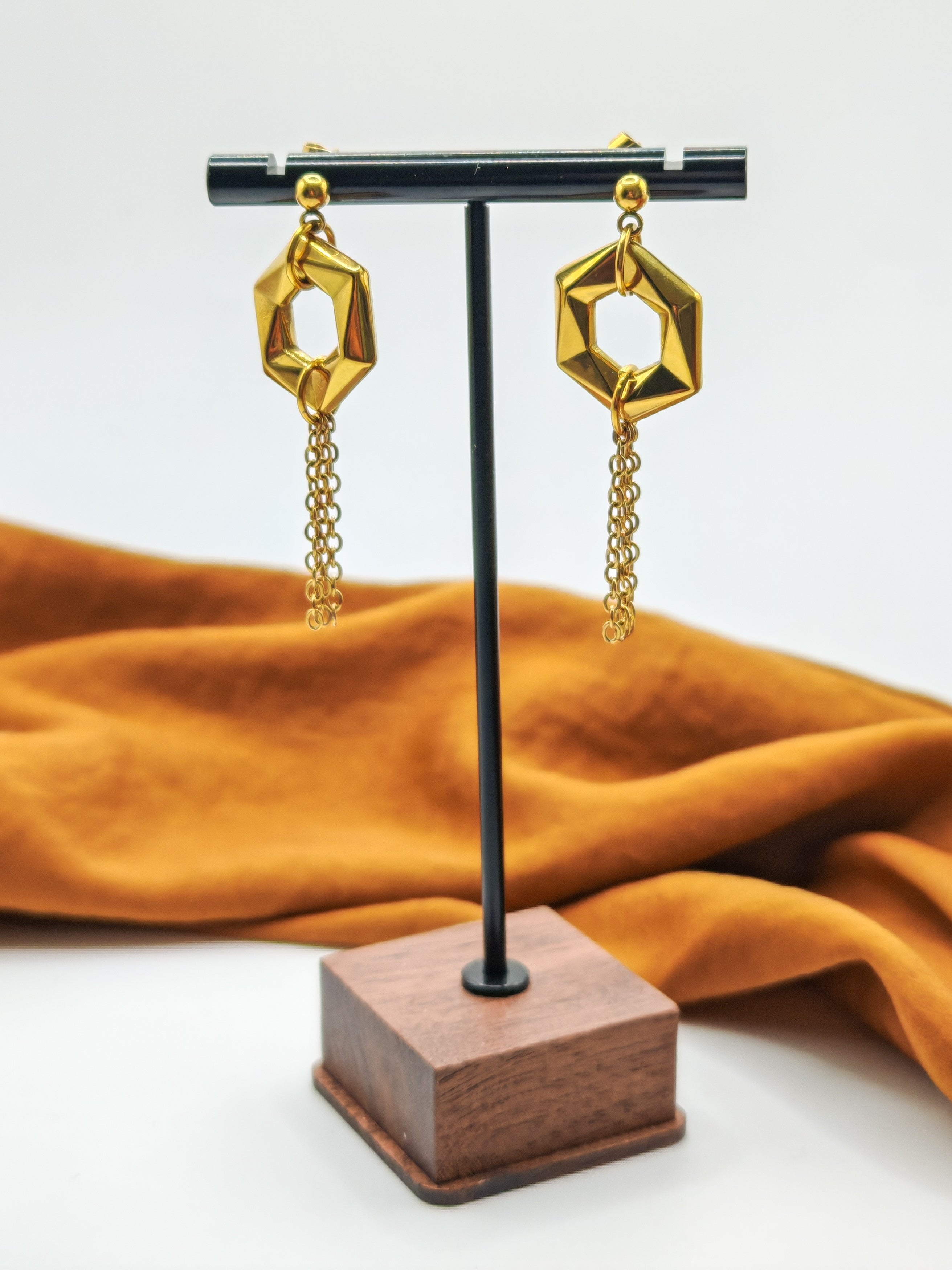 Boucles d'oreilles HEXADIA