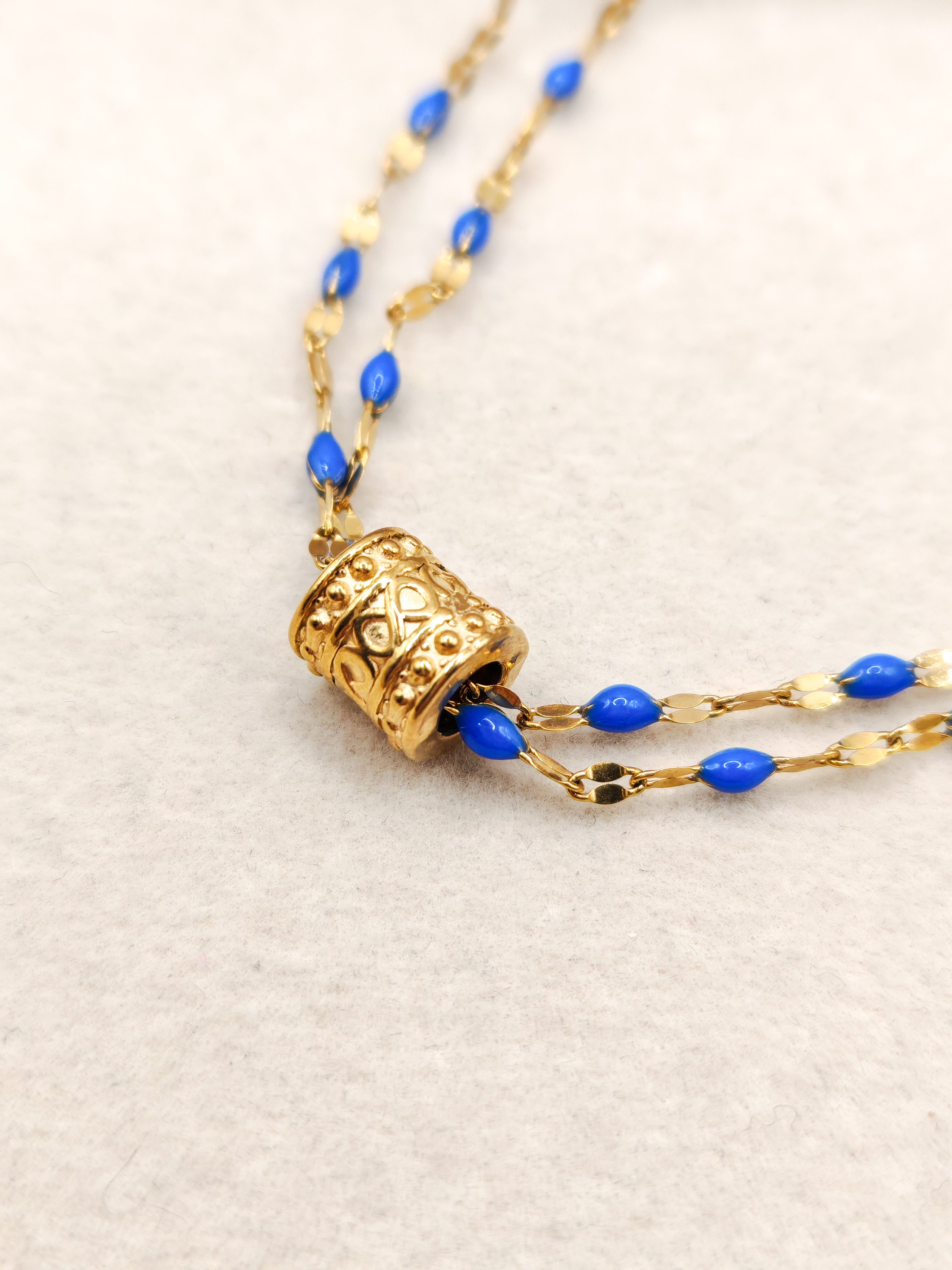 Colliers SUNSET -  indigo & green