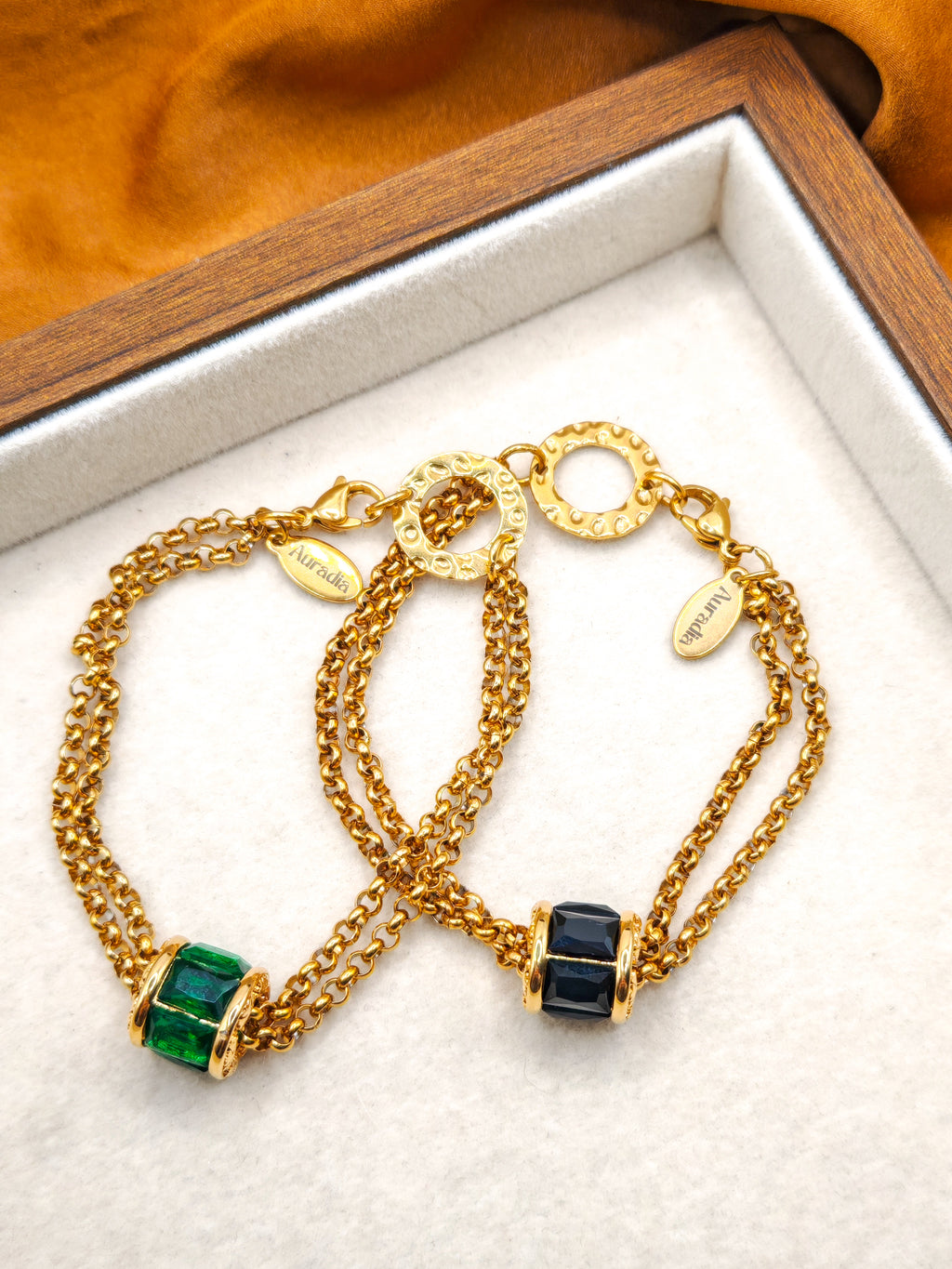Bracelet RADIANCE - green & black