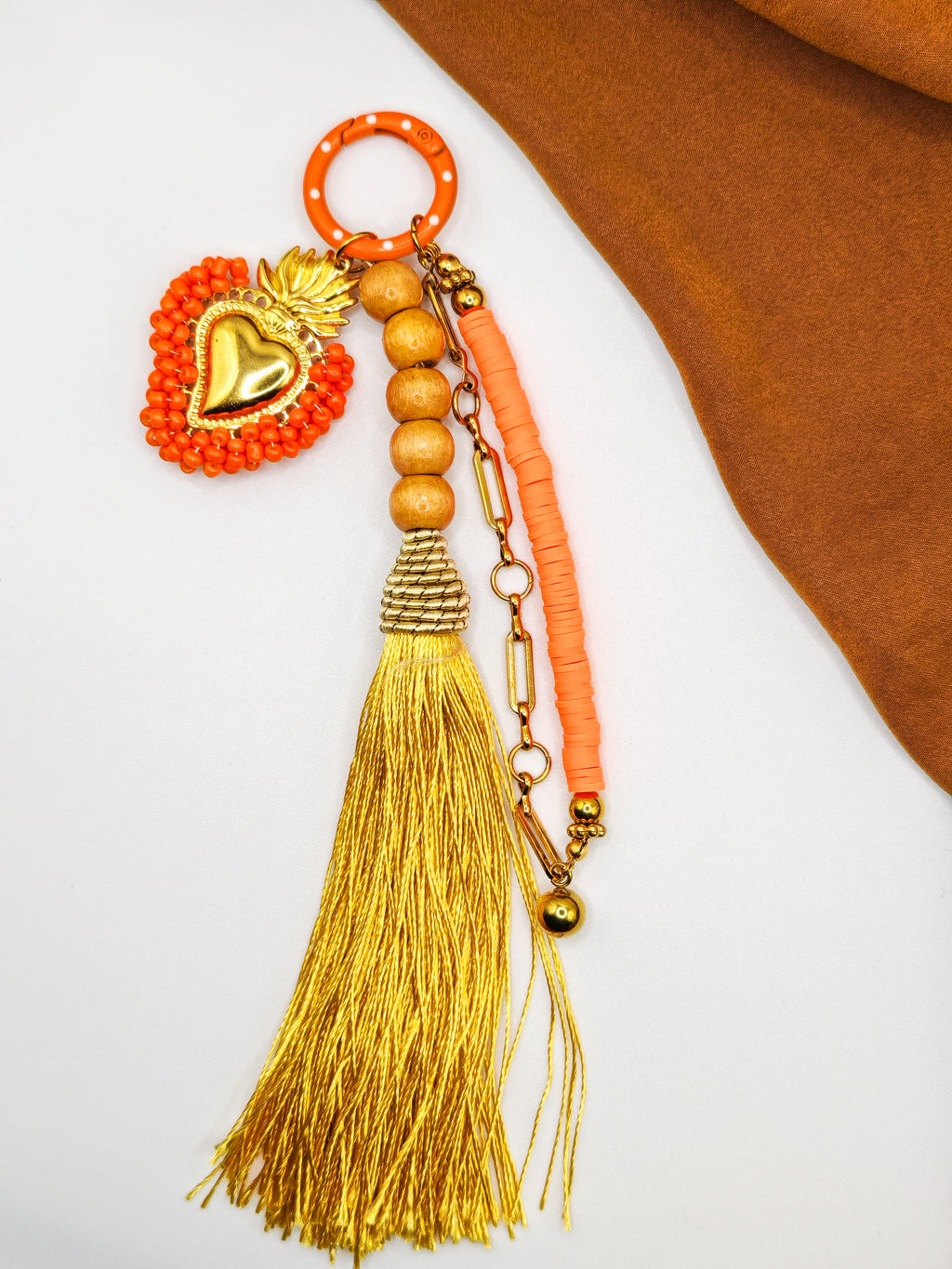 Bijoux de sac SUN-HEART