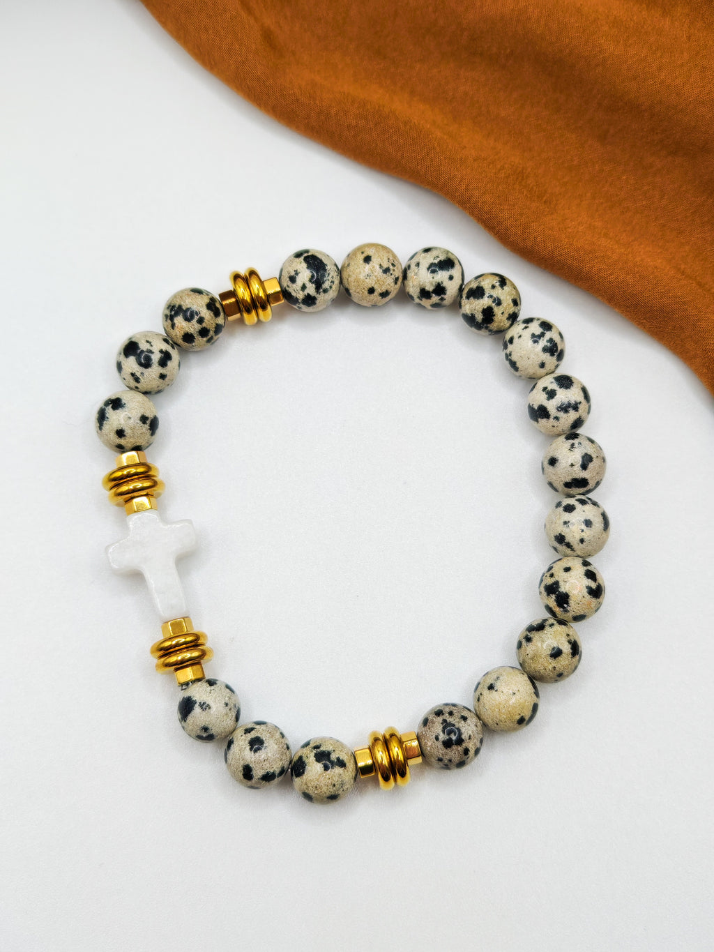 Bracelets OBSIDIAN Cross -  dalmatia