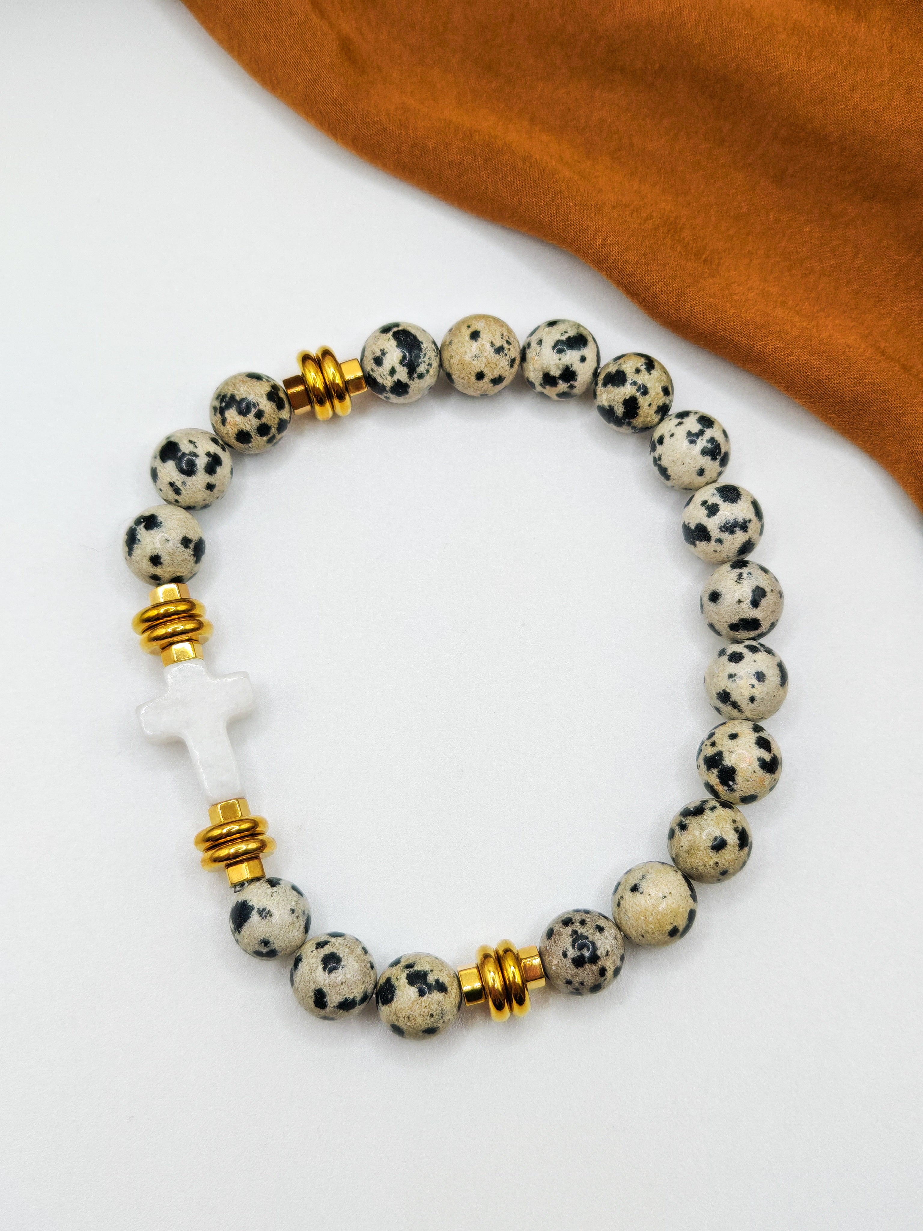 Bracelets OBSIDIAN Cross - les dalmatiens