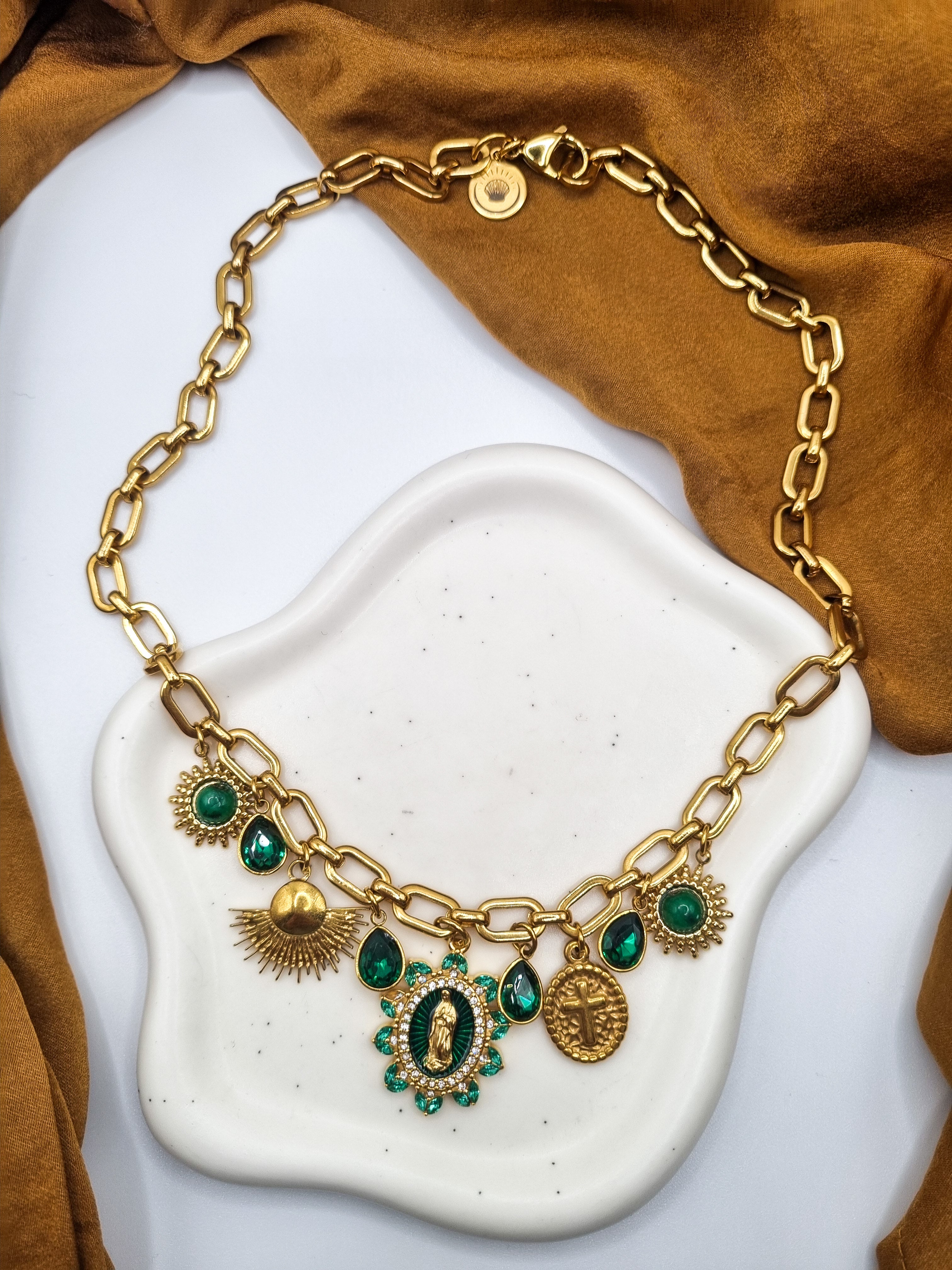 Collier EMERALD AURA