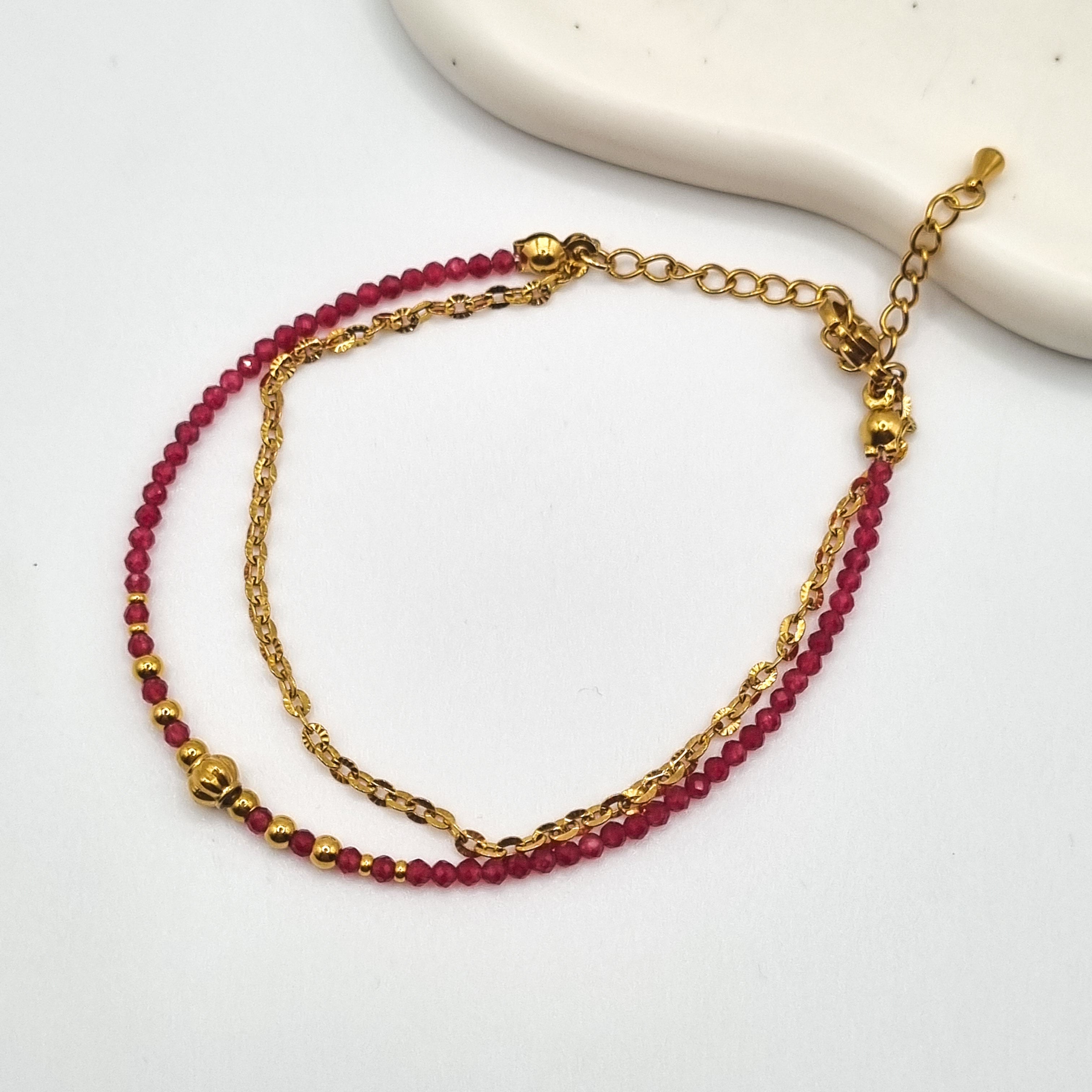 Bracelet SOLÉNA rouge