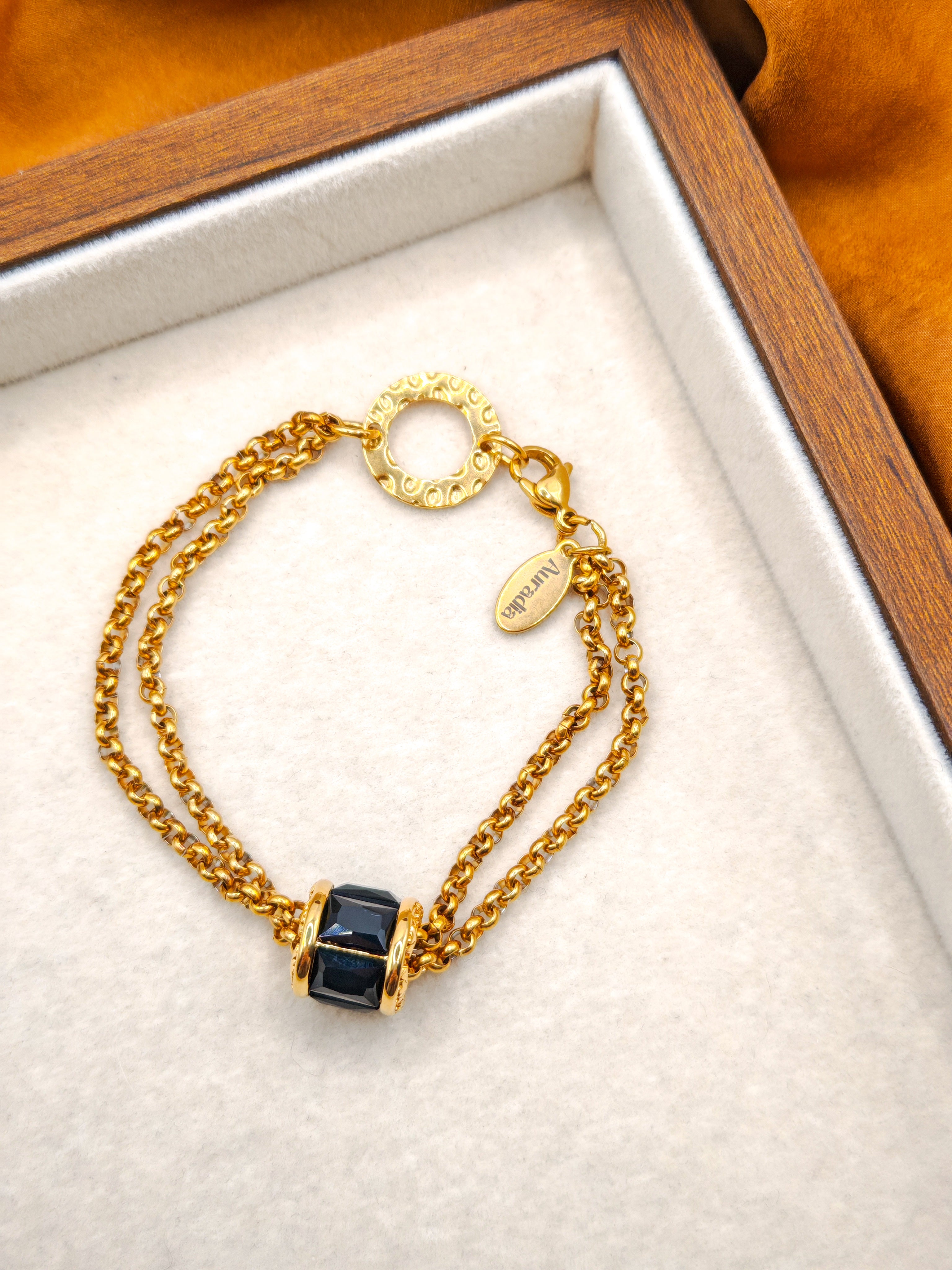 Bracelet RADIANCE - green & black