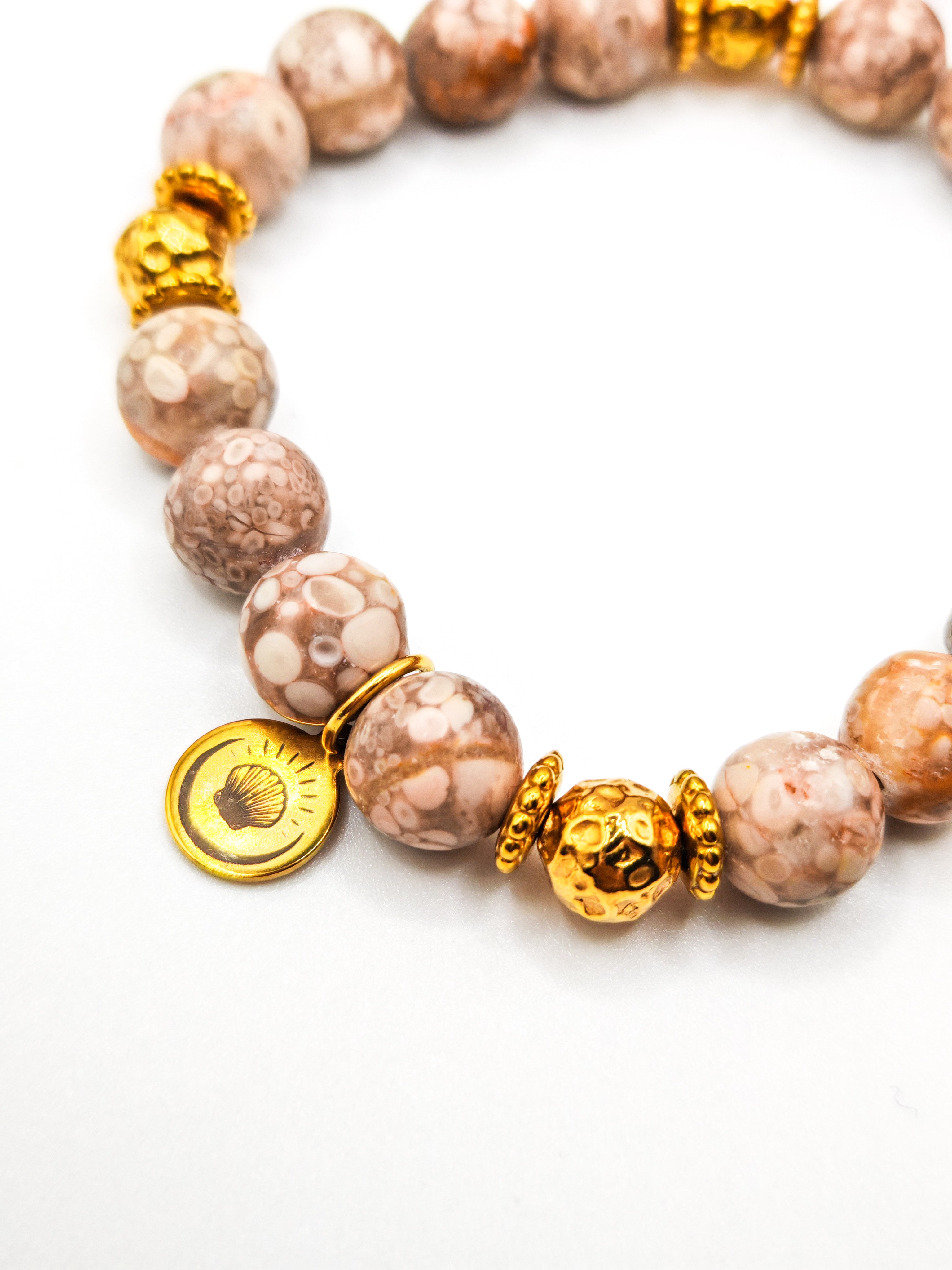 Bracelets NAHARA - kaki & beige