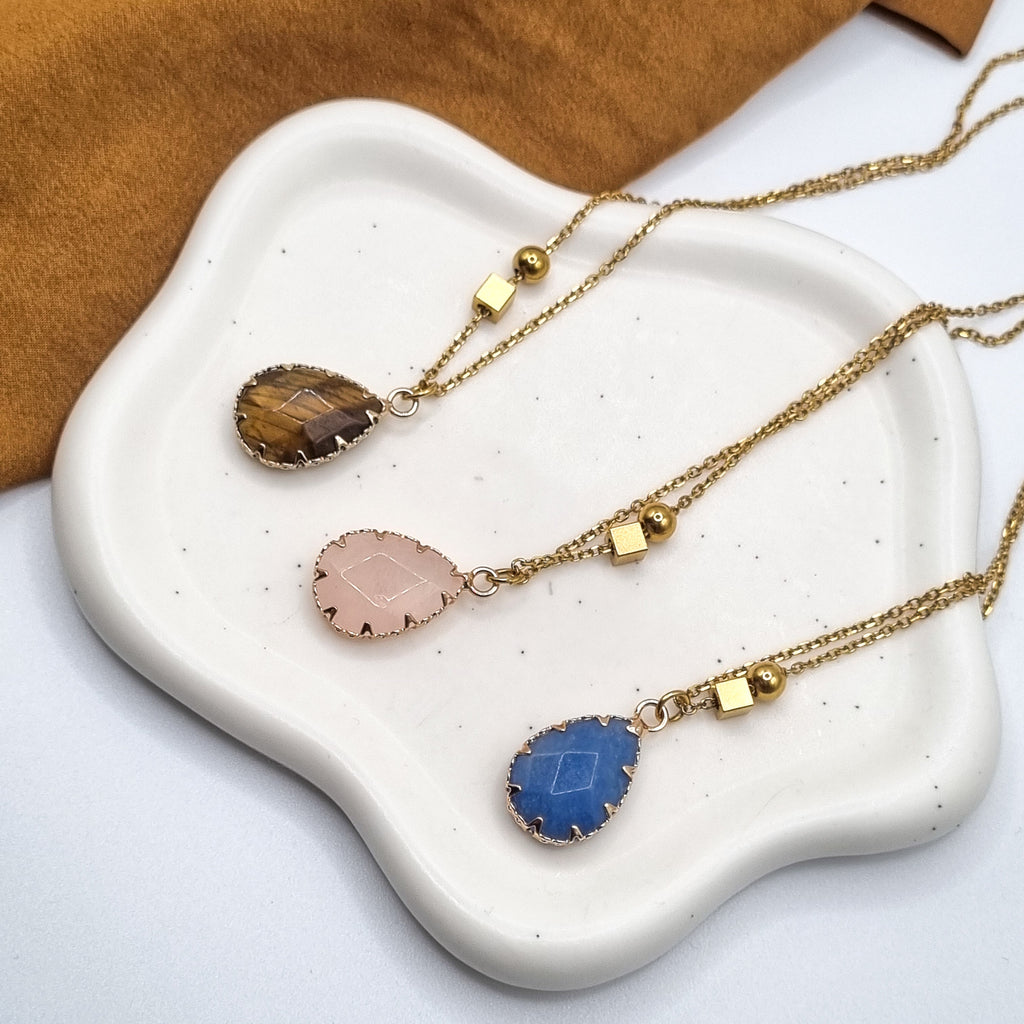 Collier pierre Lapis lazuli