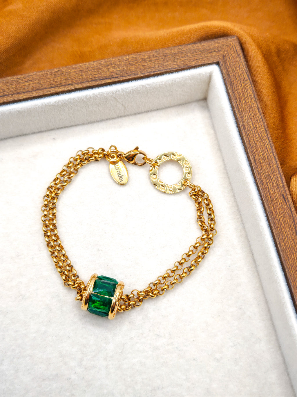 Bracelet RADIANCE - green & black