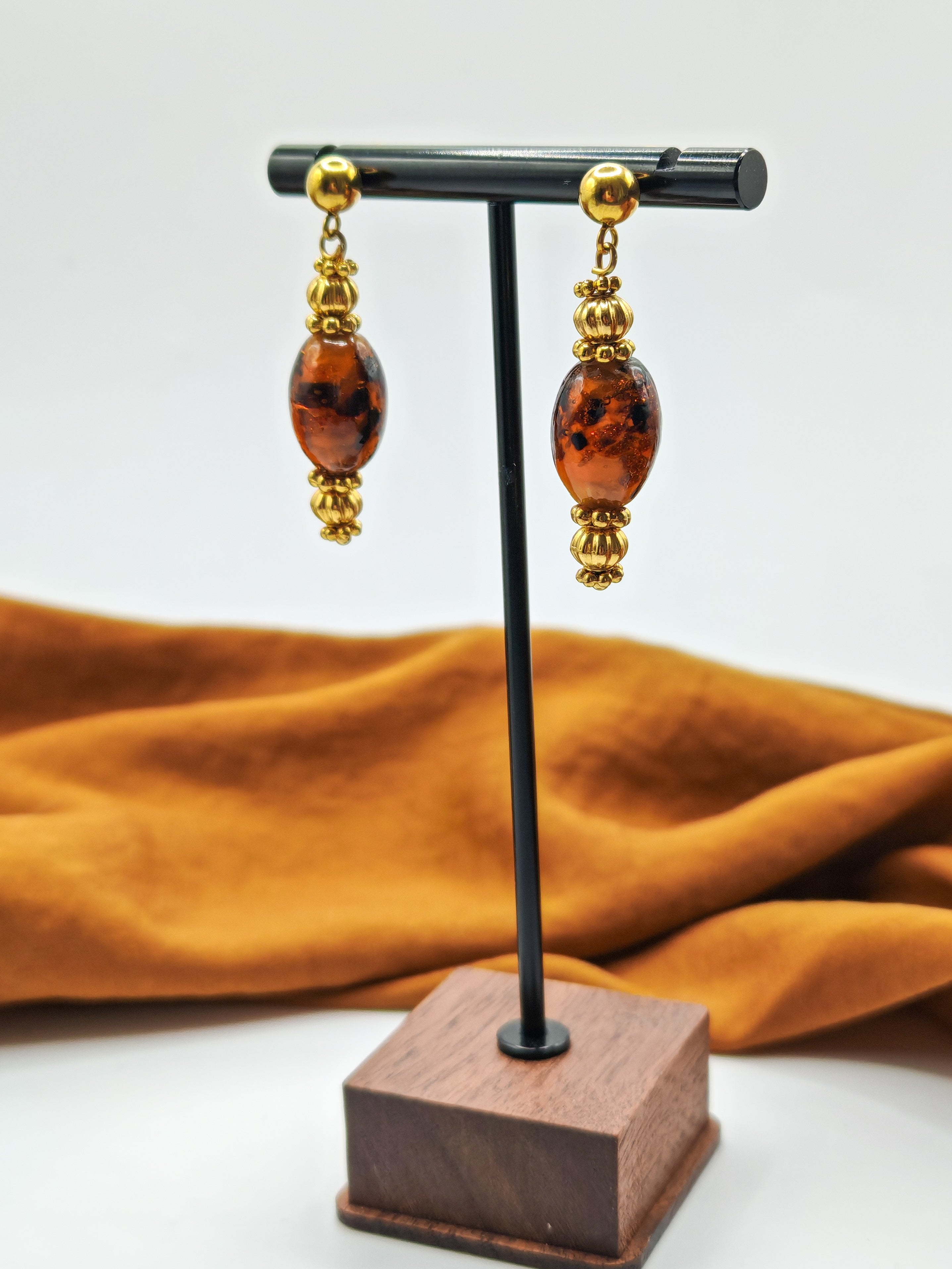 Boucles d’oreilles SOLARA FAUVE